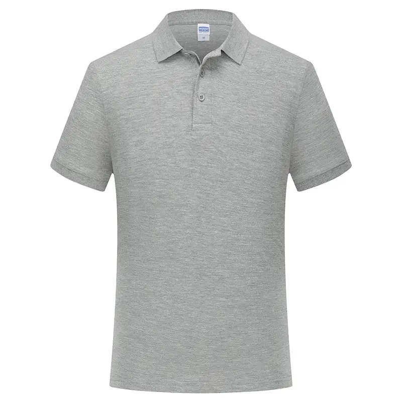 Red Polo T-Shirt with Custom Printed Logo 65Cotton - Image 10