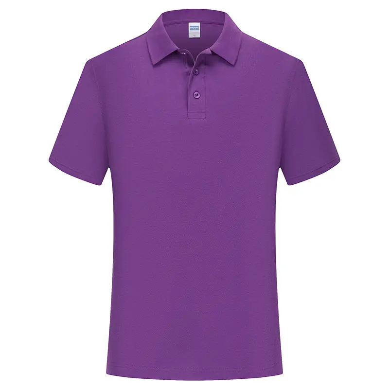 Red Polo T-Shirt with Custom Printed Logo 65Cotton - Image 3