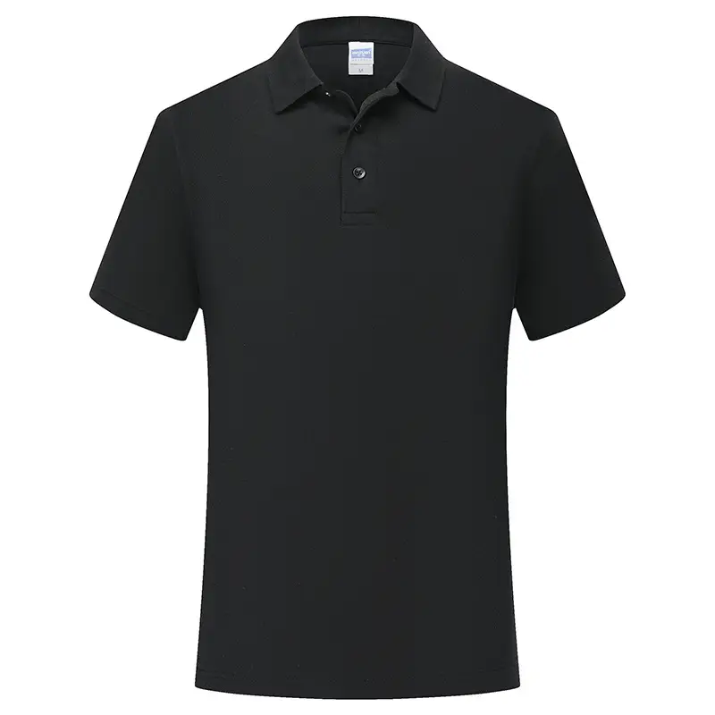 Red Polo T-Shirt with Custom Printed Logo 65Cotton - Image 4