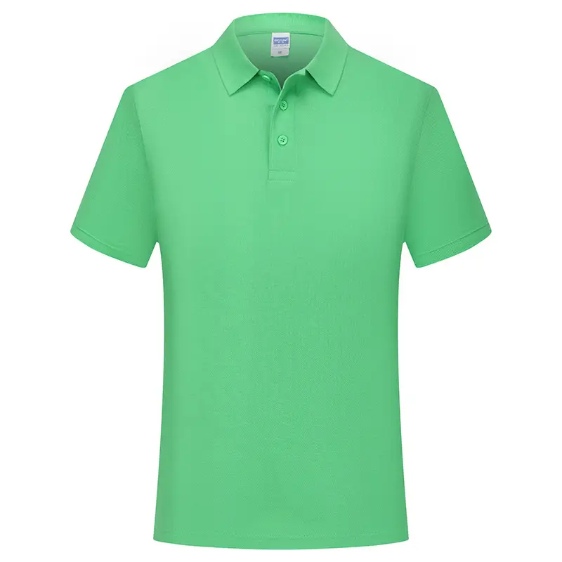 Red Polo T-Shirt with Custom Printed Logo 65Cotton - Image 8