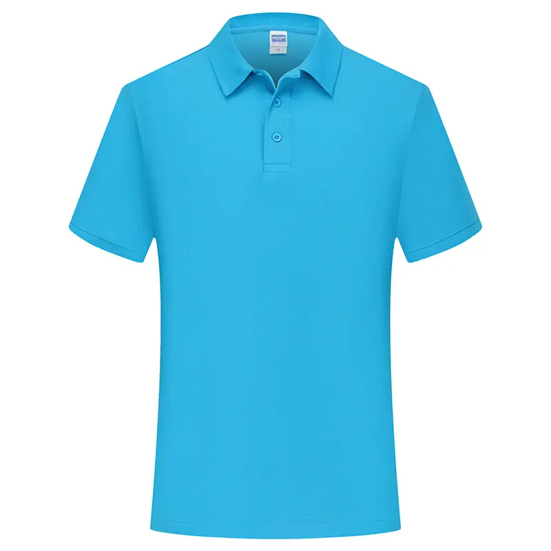Red Polo T-Shirt with Custom Printed Logo 65Cotton - Image 9