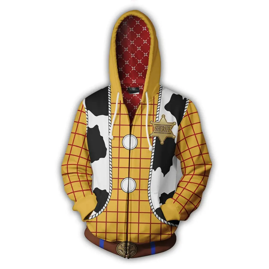 2019 Toy Story 3D Green White Hoodie Pants Set - Image 2