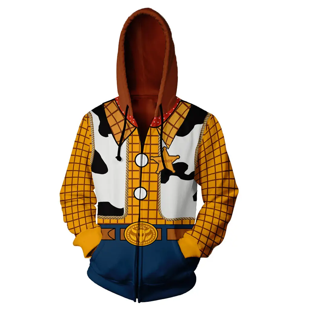 2019 Toy Story 3D Green White Hoodie Pants Set - Image 7