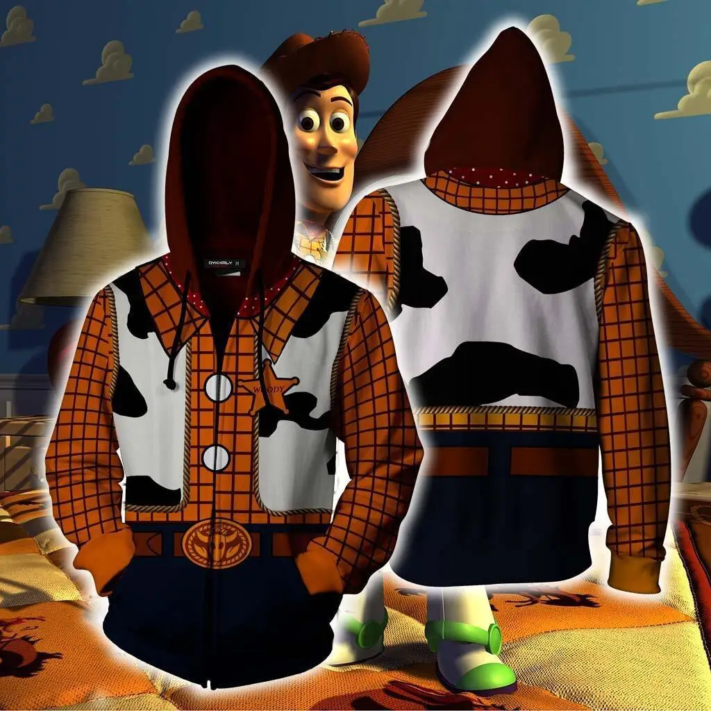 2019 Toy Story 3D Green White Hoodie Pants Set - Image 8