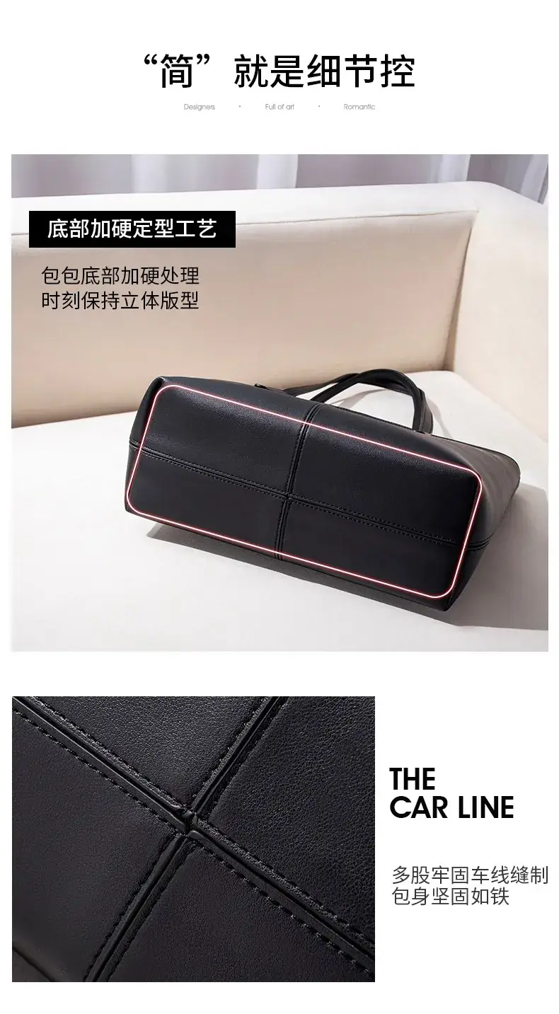 Black Large Tote Bag for Women 2023 โ feature 7