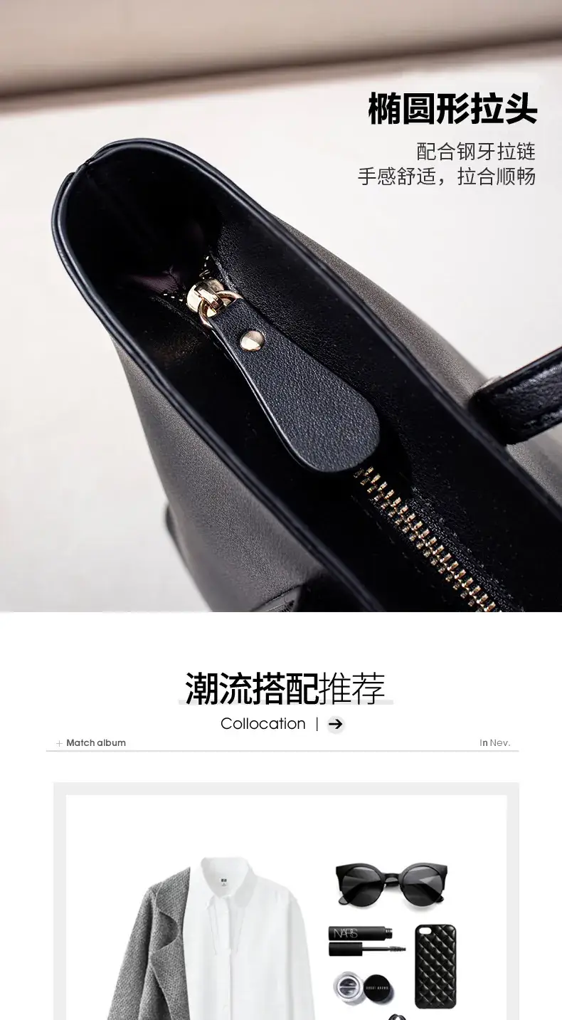 Black Large Tote Bag for Women 2023 โ feature 9