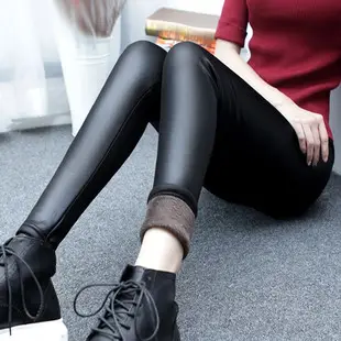 Black Slim Fit Pencil Pants Women Large Size — feature 11