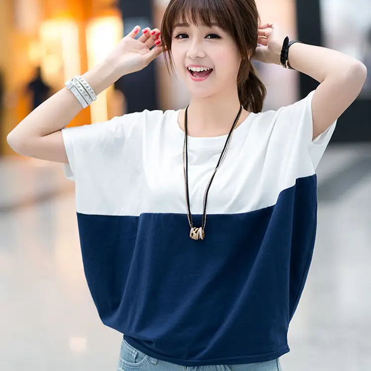 Women Loose Batmobile Top Summer T-Shirt Plus Size - Image 5