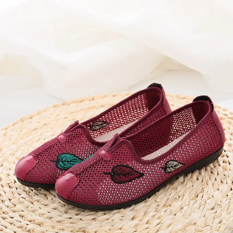 2025 Autumn Leather Embroidered Casual Shoes for Women - Image 6