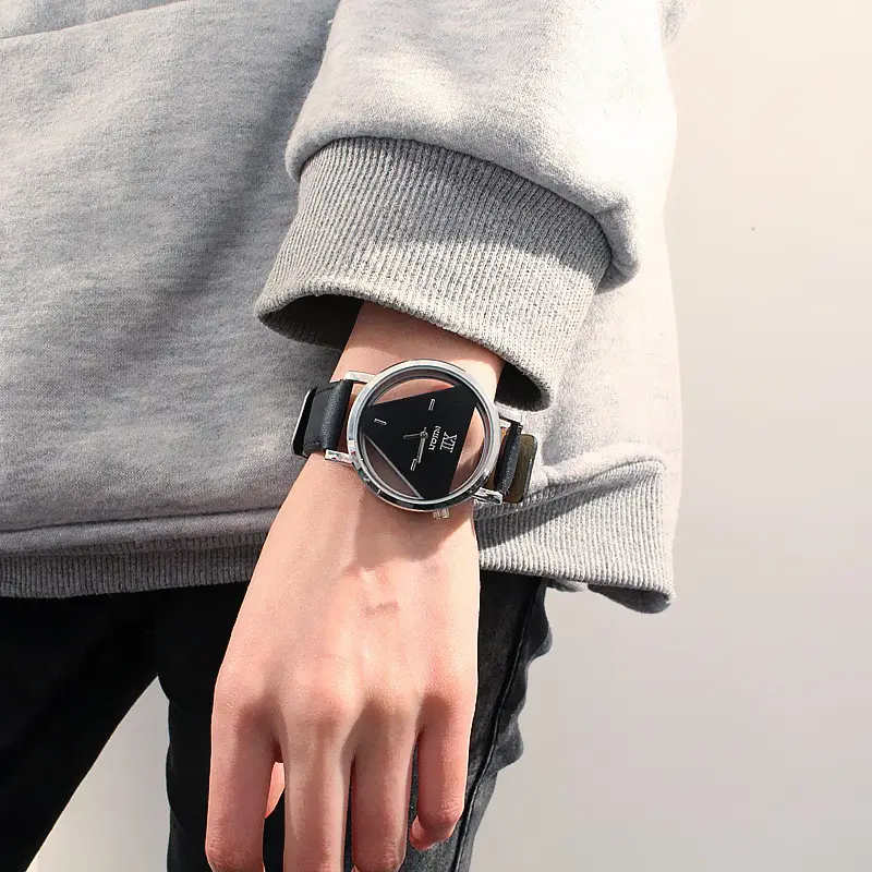 Korean Style Triangle Watch for Women Men - Image 2