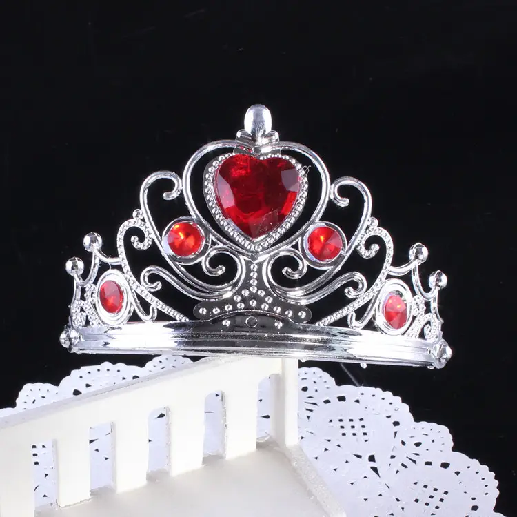 Silver Princess Crown with Diamond 1