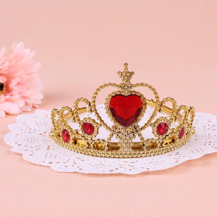Princess Crown with Diamond c Gold 1