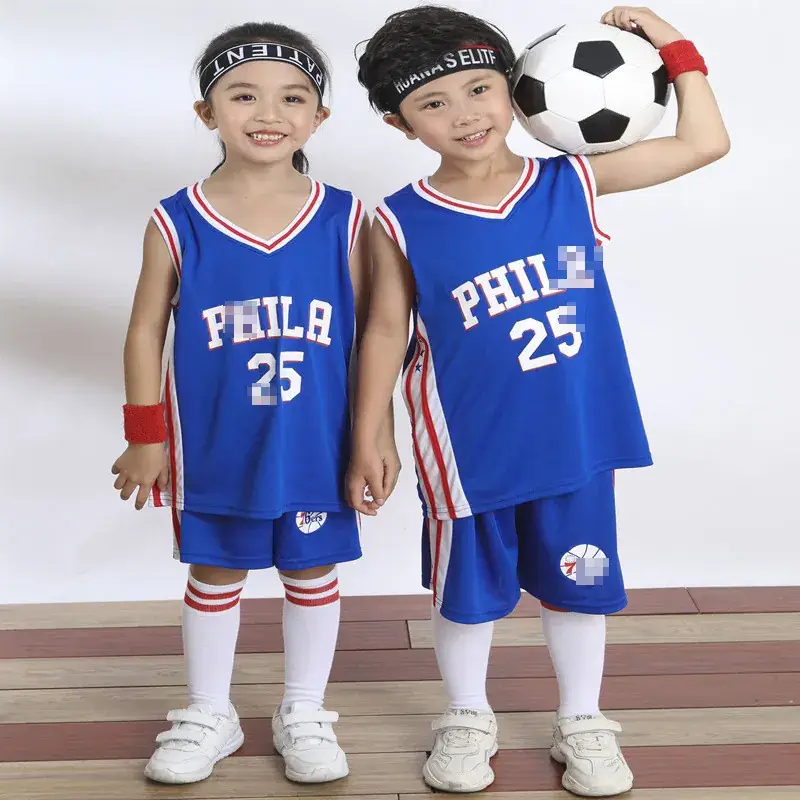 Lakers 23 Purple Kids Basketball Suit