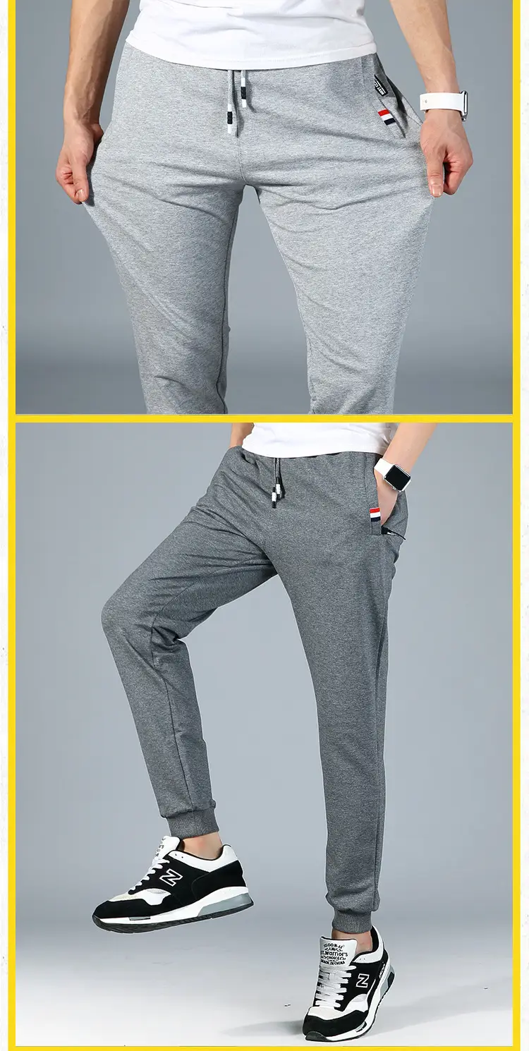 Men's Navy Blue Casual Slim Fit Pants — feature 12