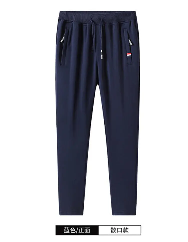 Men's Navy Blue Casual Slim Fit Pants — feature 26