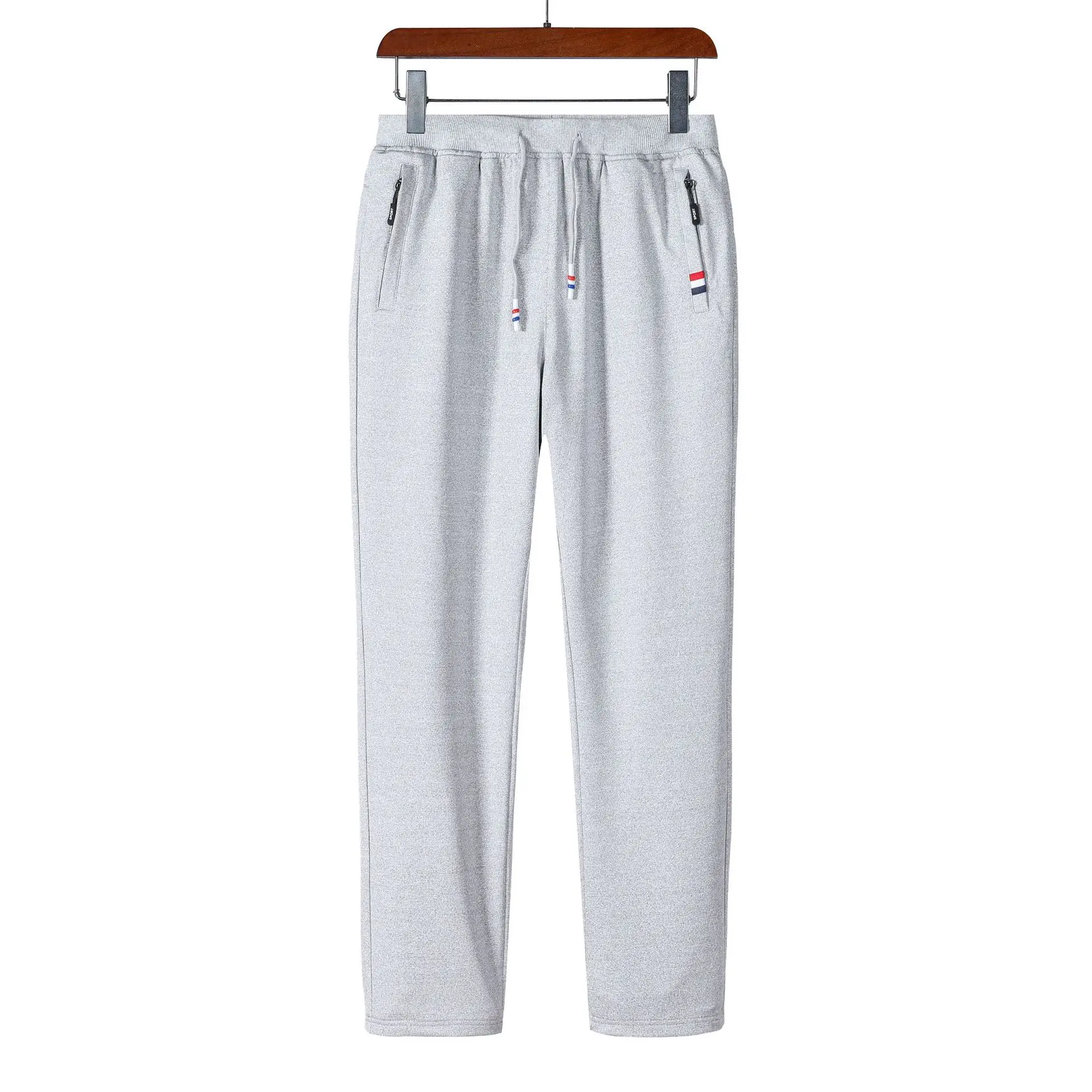 Men's Navy Blue Casual Slim Fit Pants - Image 8