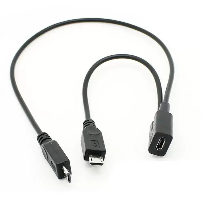 Micro USB Cable Female to 2 Male Data — feature 3