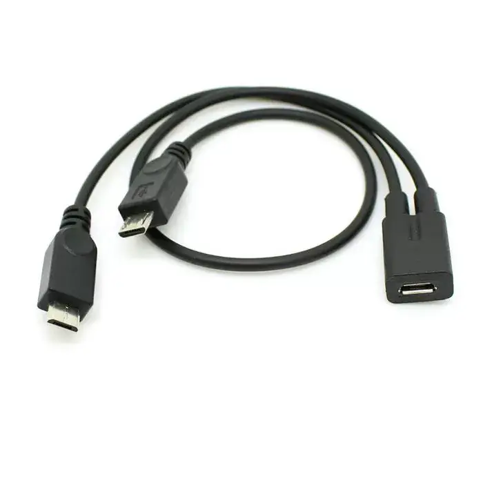 Micro USB Cable Female to 2 Male Data — feature 6