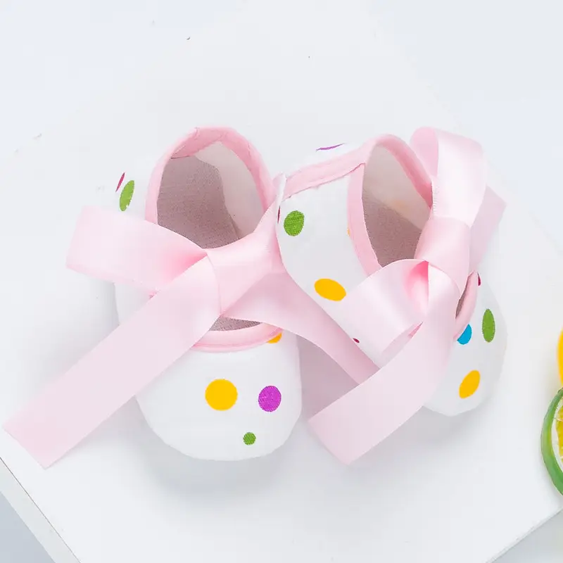 Baby Crossbody Shoes with Bow Decor