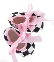 Baby Crossbody Shoes with Bow Decor