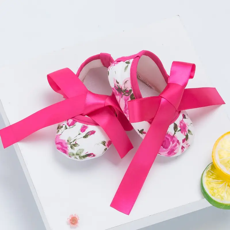Baby Crossbody Shoes with Bow Decor