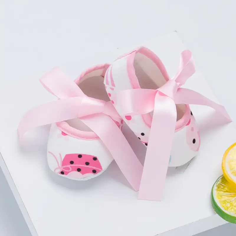 Baby Crossbody Shoes with Bow Decor