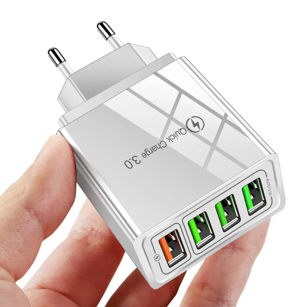 5.1A Qc3.0 4USB Fast Charging Charger - Image 3