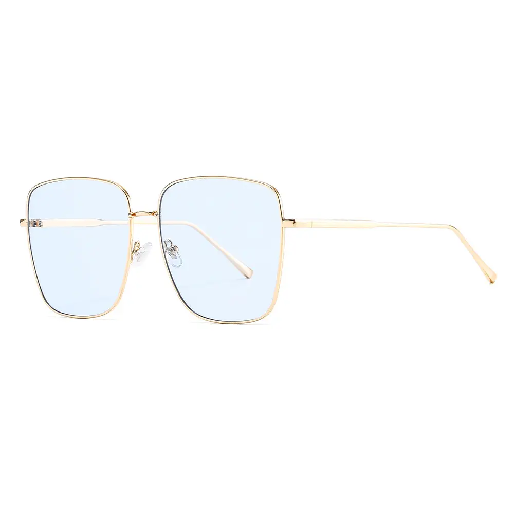 Men Women Fashionable Brown Polarized Sunglasses
