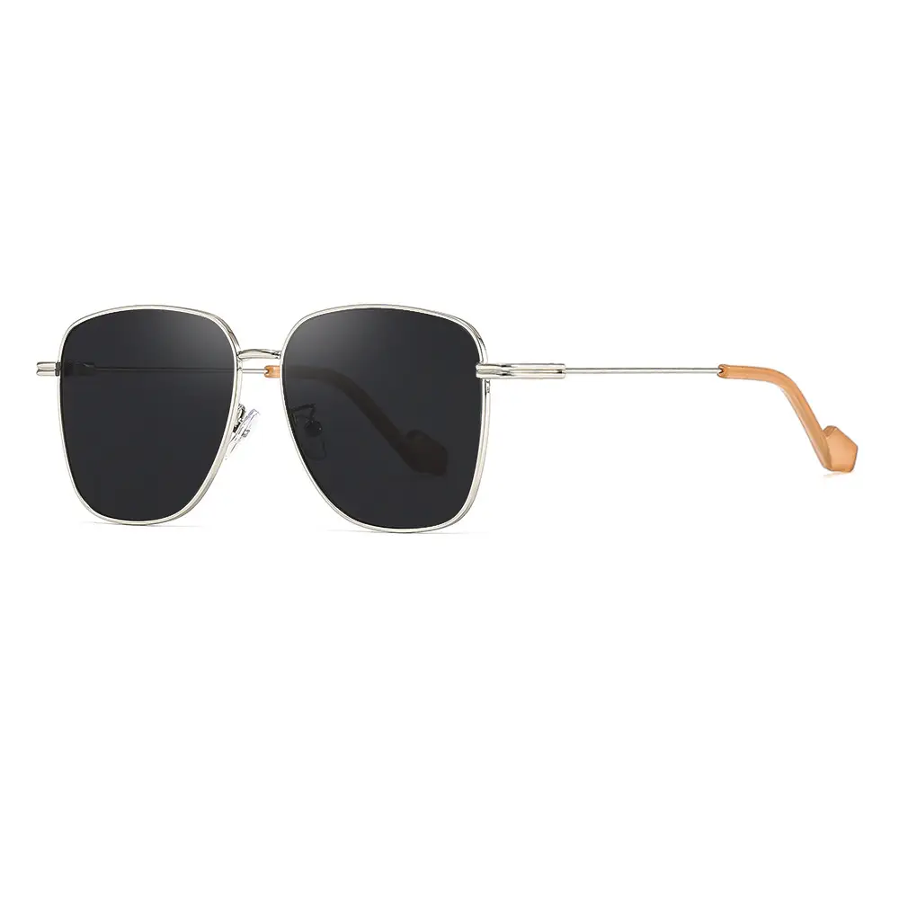 Men Women Fashionable Brown Polarized Sunglasses