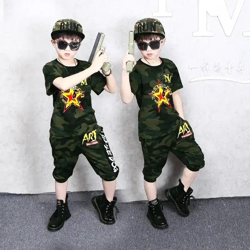 Boys Camouflage 2-Piece Summer Set Middle+ - Image 4