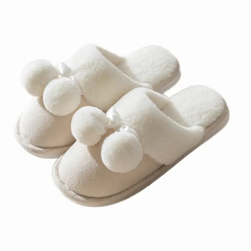 Women's Cotton Slippers for Winter 2025, New Thick-Soled Cute Indoor Warm Home Slippers, Men's Non-Slip Maternity Shoes