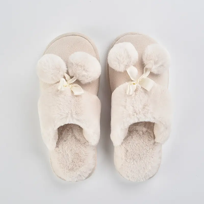 Women's Cotton Slippers for Winter 2025, New Thick-Soled Cute Indoor Warm Home Slippers, Men's Non-Slip Maternity Shoes