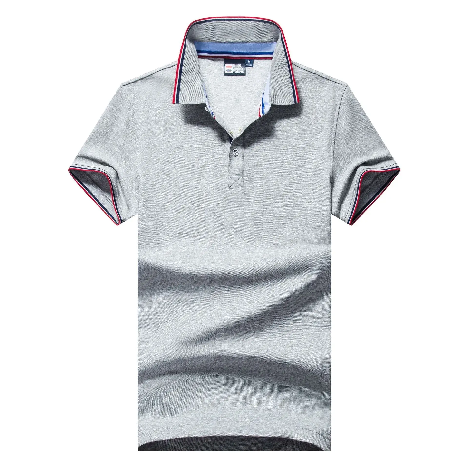 Men's Black Polo Shirt Short Sleeve Lapel T-Shirt - Image 9