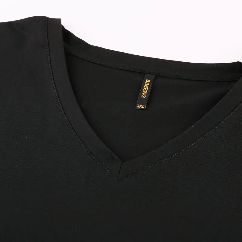 Bi Meng 2019 Summer Plus Size Men's Black T-Shirt - Image 4
