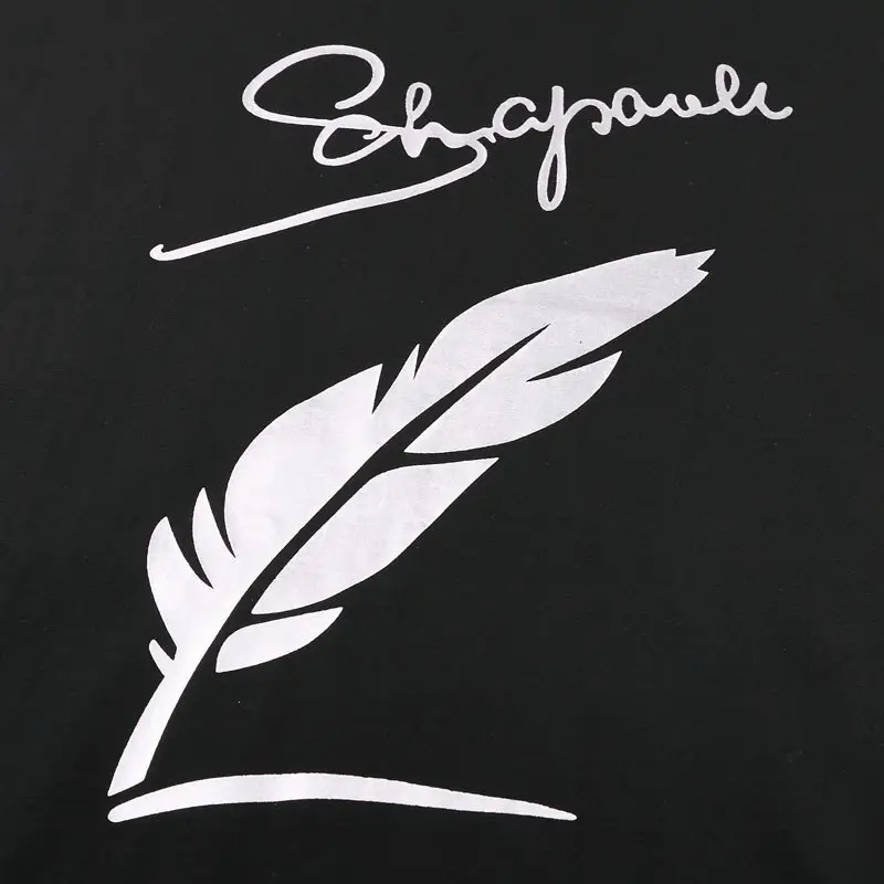Bi Meng 2019 Summer Plus Size Men's Black T-Shirt - Image 5