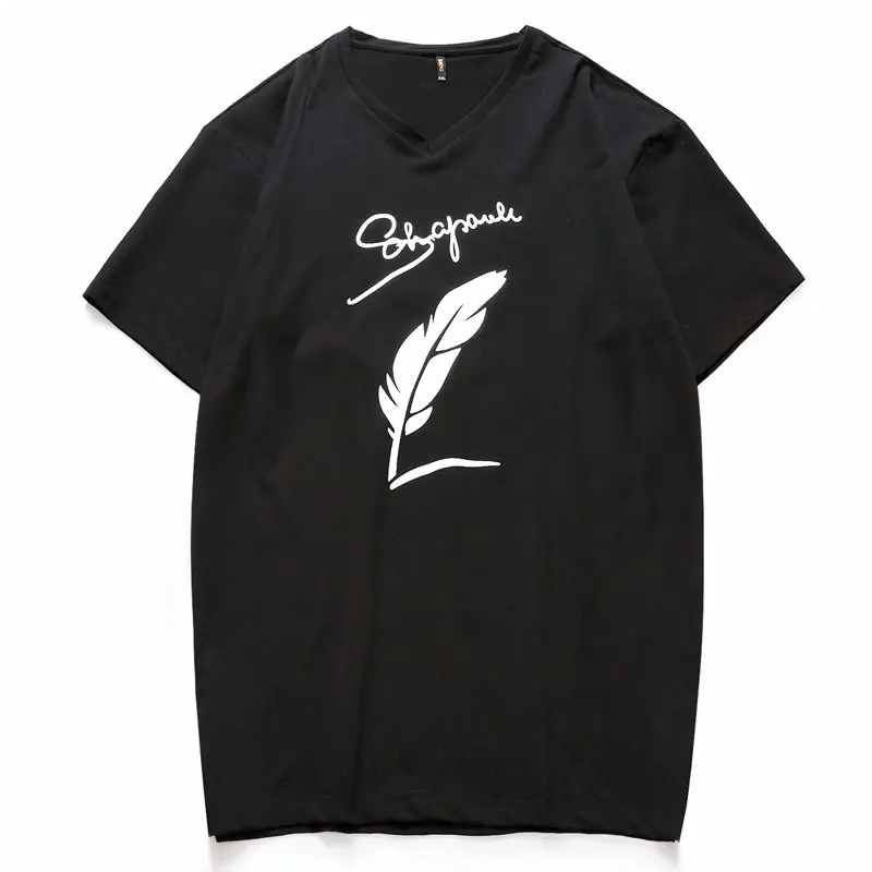 Bi Meng 2019 Summer Plus Size Men's Black T-Shirt - Image 6