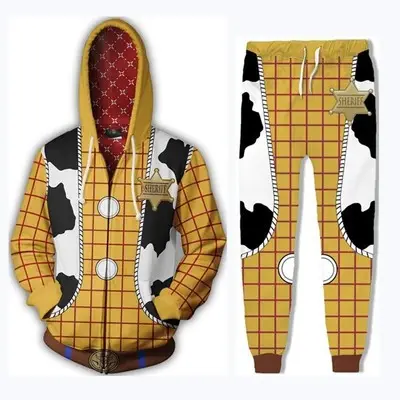 2019 Toy Story 3D Green Anime Hoodie Sweatpants - Image 9