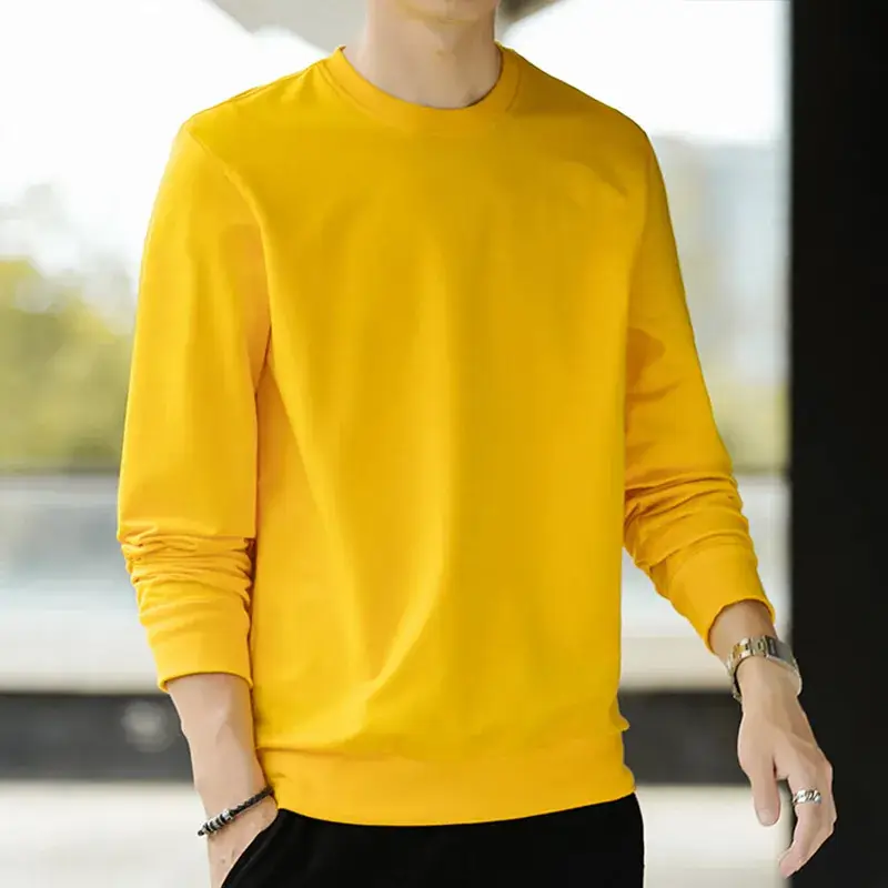 Men Blue Slim Fit Long Sleeve Sweater - Image 3