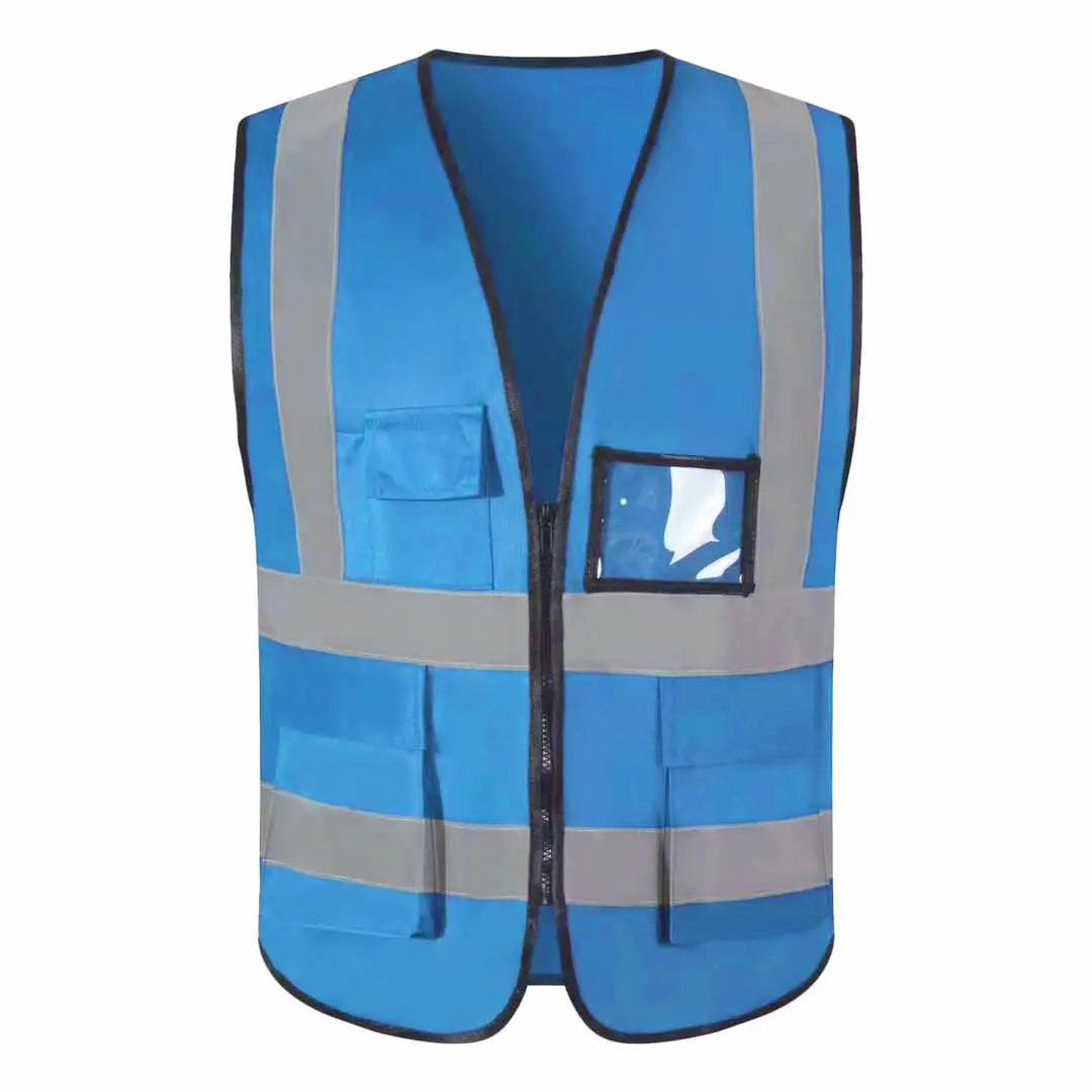 Orange Reflective Safety Vest for Outdoor Work - Image 6