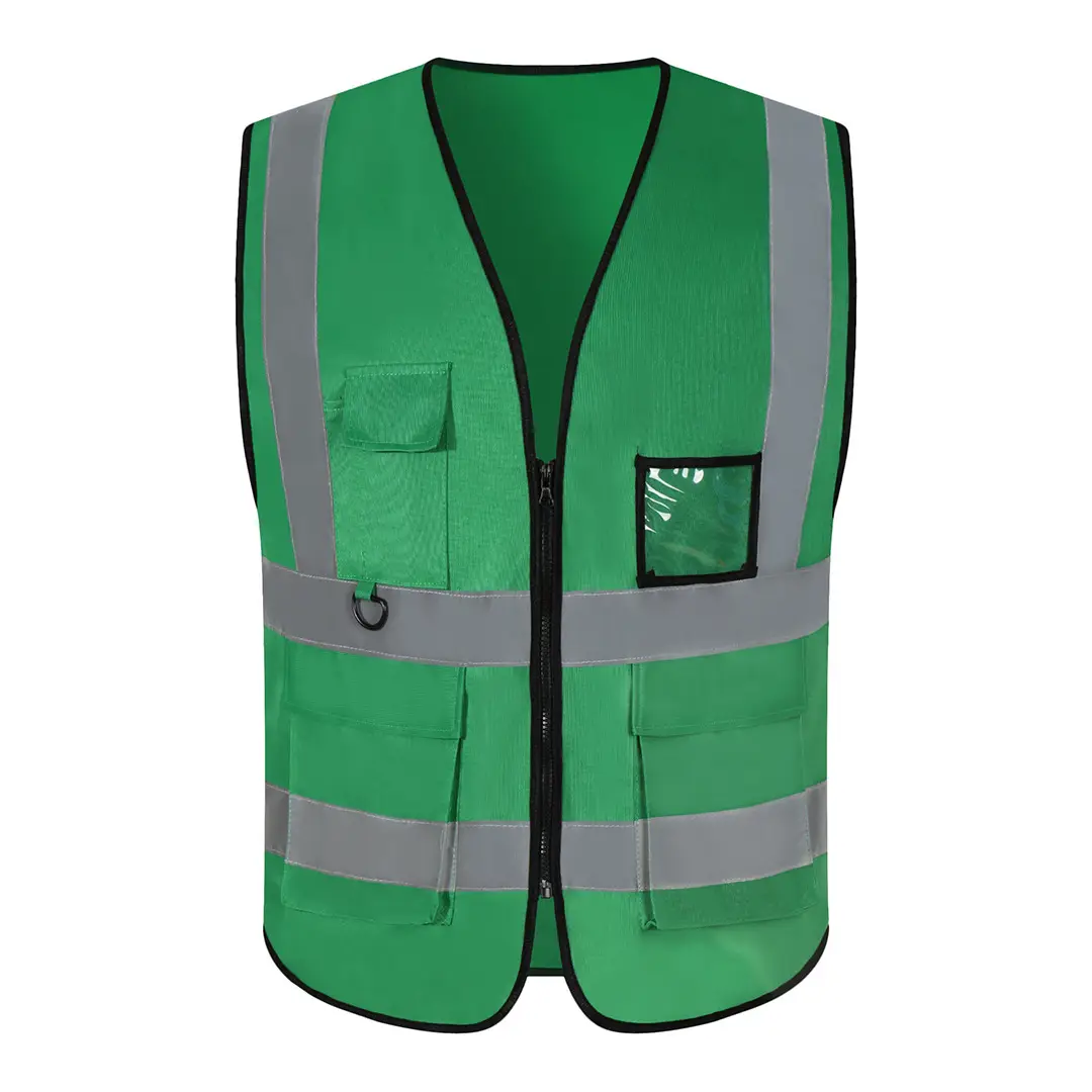 Orange Reflective Safety Vest for Outdoor Work - Image 8