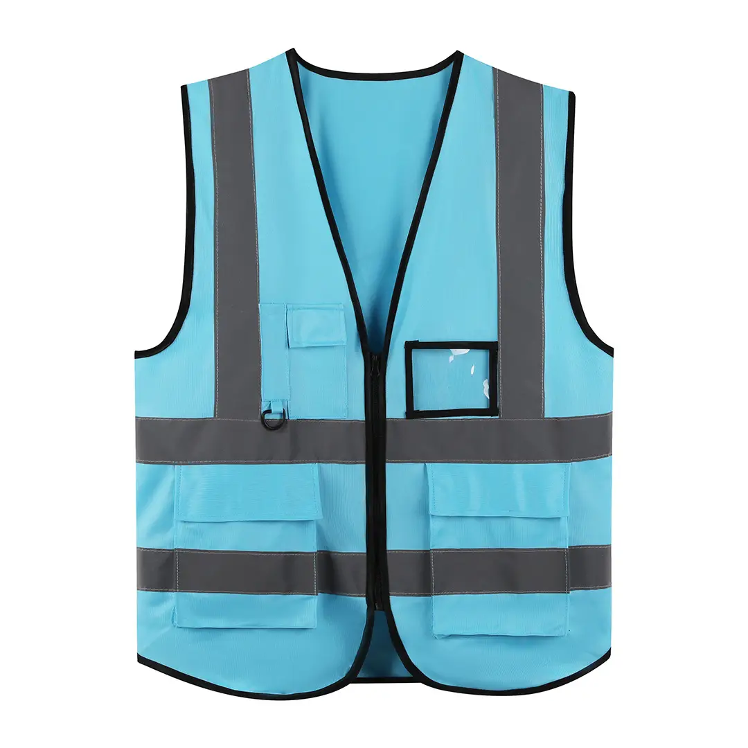 Orange Reflective Safety Vest for Outdoor Work - Image 9