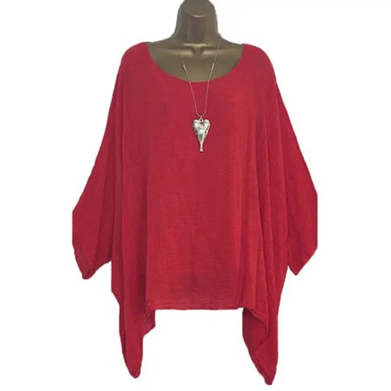 Pink Irregular Sleeve Blouse for Women - Image 29