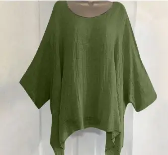 Pink Irregular Sleeve Blouse for Women - Image 25