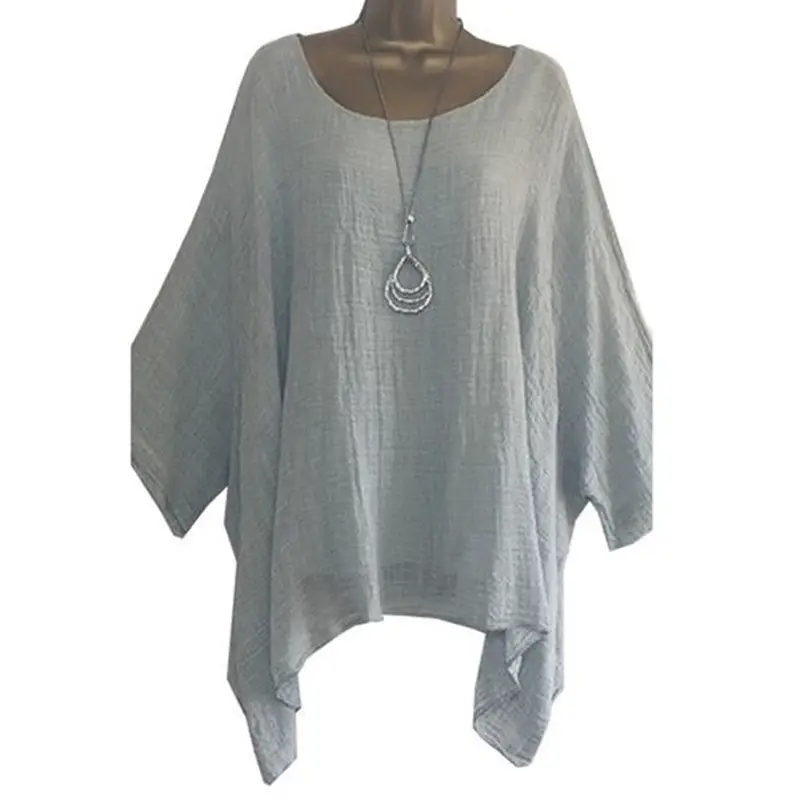 Pink Irregular Sleeve Blouse for Women - Image 3
