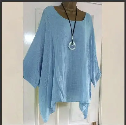Pink Irregular Sleeve Blouse for Women - Image 21
