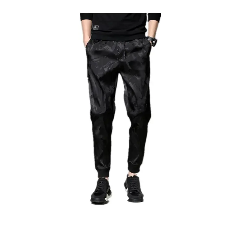 2022 Men's Slim Fit Sports Pants Black Camo Leg Harem - Image 7