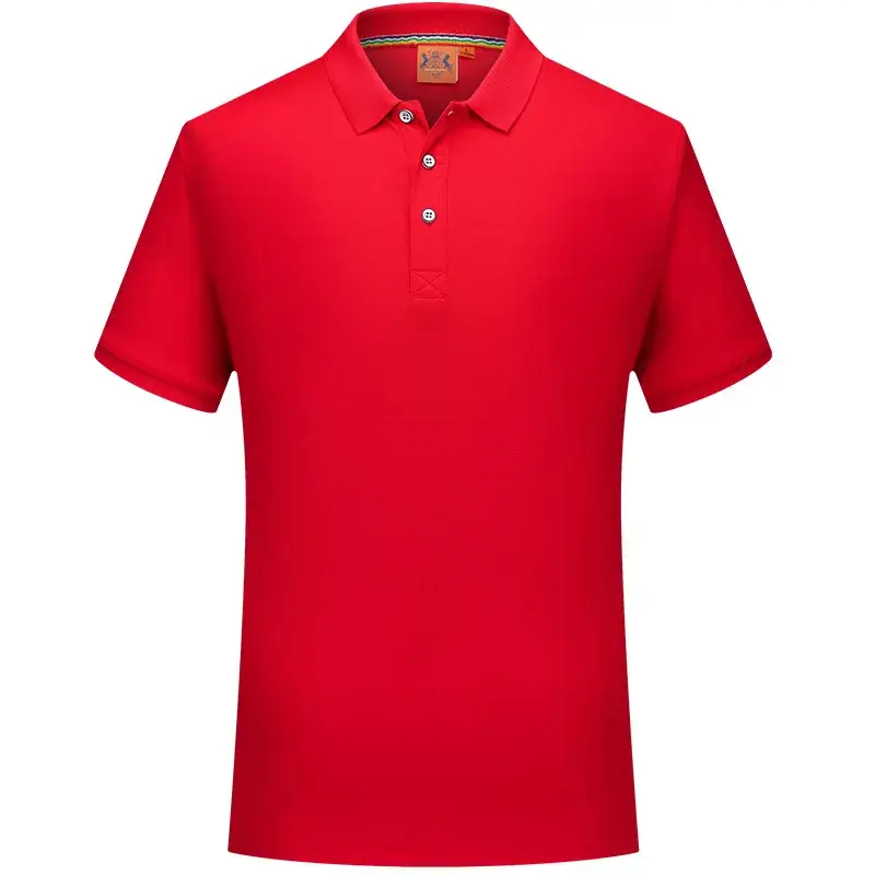 Blue Men's Polo Shirt with Embroidered Logo - Image 2