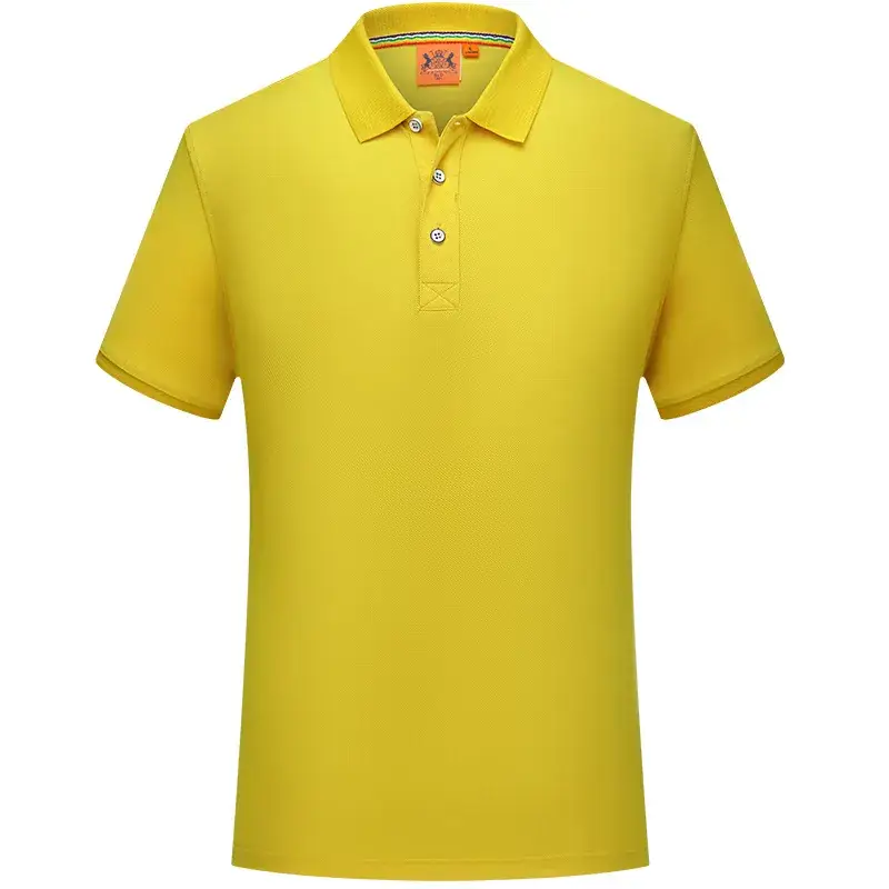Blue Men's Polo Shirt with Embroidered Logo - Image 3