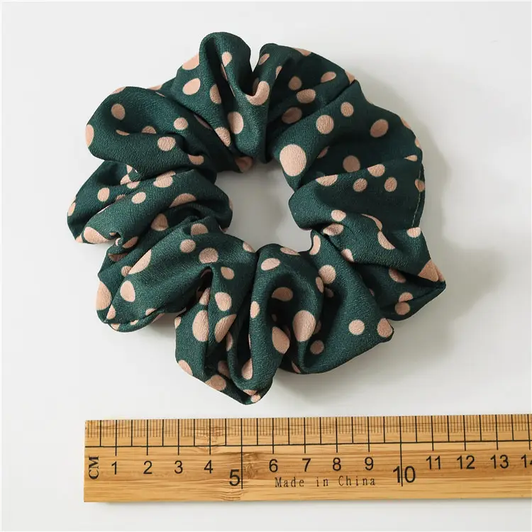 Cross-Border Hair Scrunchies Polka Dot High Elasticity - Image 5