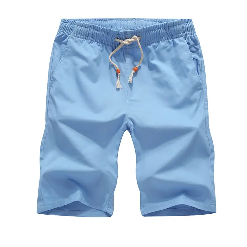 Men Cotton Light Blue Shorts Large Casual One-Piece - Image 11